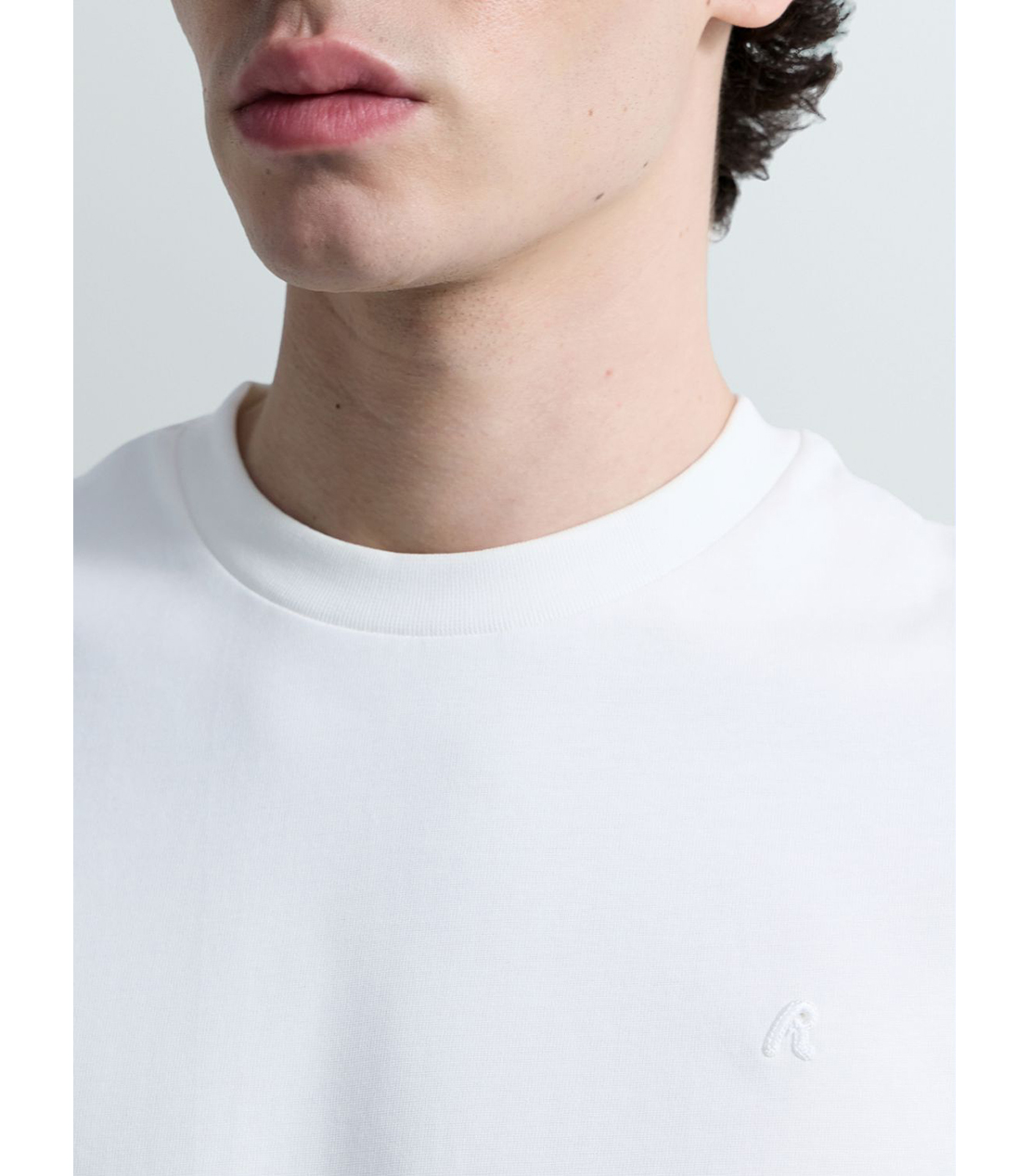 ヘビーコットンジャージーRロゴTシャツ 詳細画像 ホワイト 6